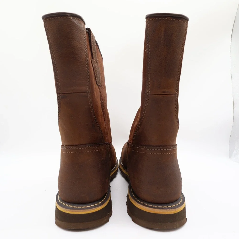 Carhartt Modern Work Boots Mens 12 M Brown Leather Safety Composite Toe NWT